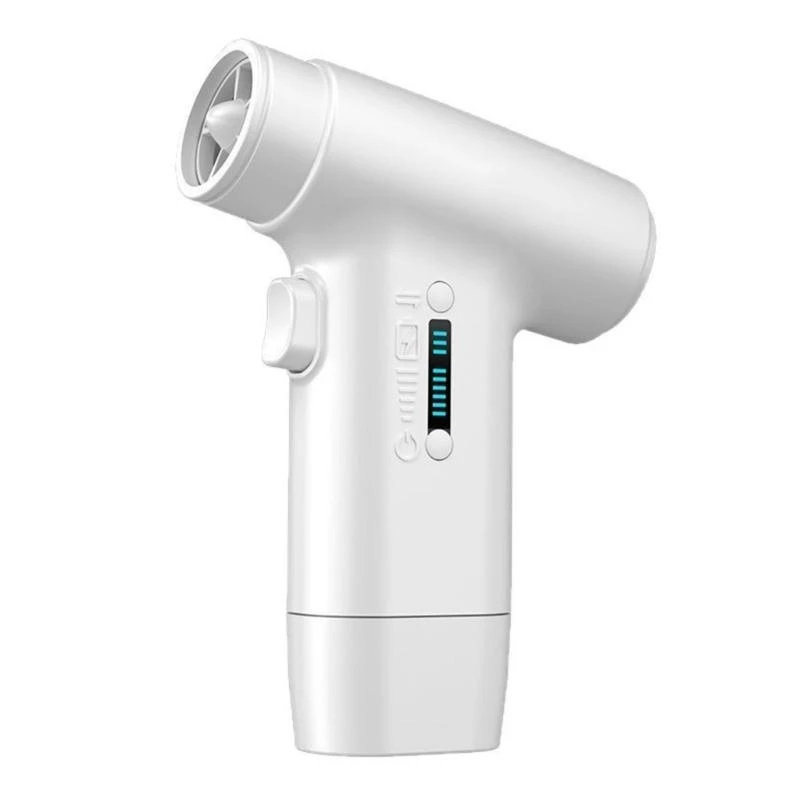 

Portable Handheld Fan Rechargeable Cordless Air Blower Powerful 110000RPM Dust Cleaner Mini Fan For Outdoor Office