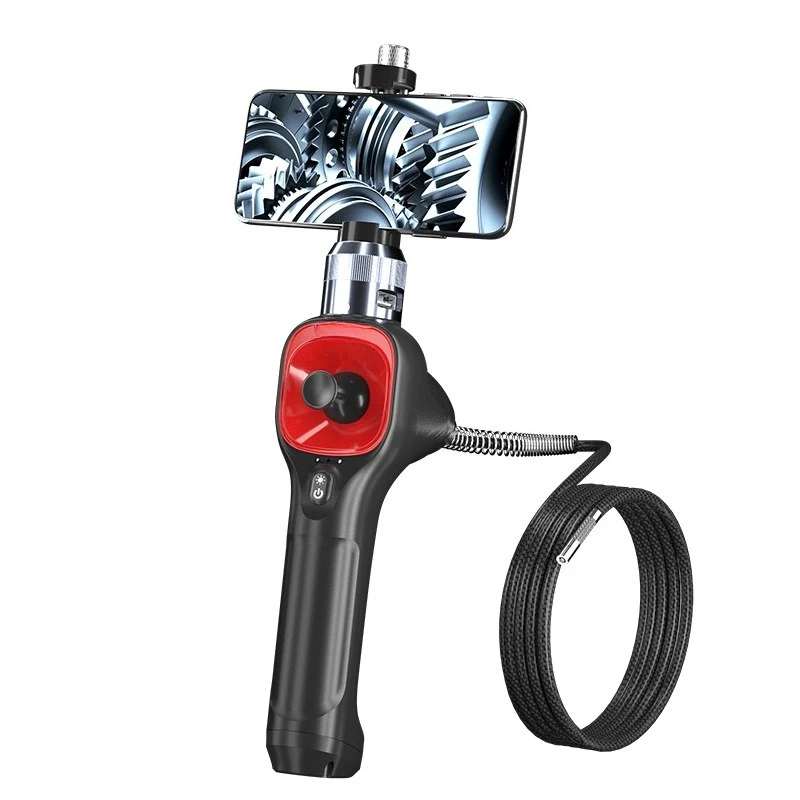 Suitable for 360 degree universal industrial endoscope 6mm handheld high temperature resistant high definition auto repair