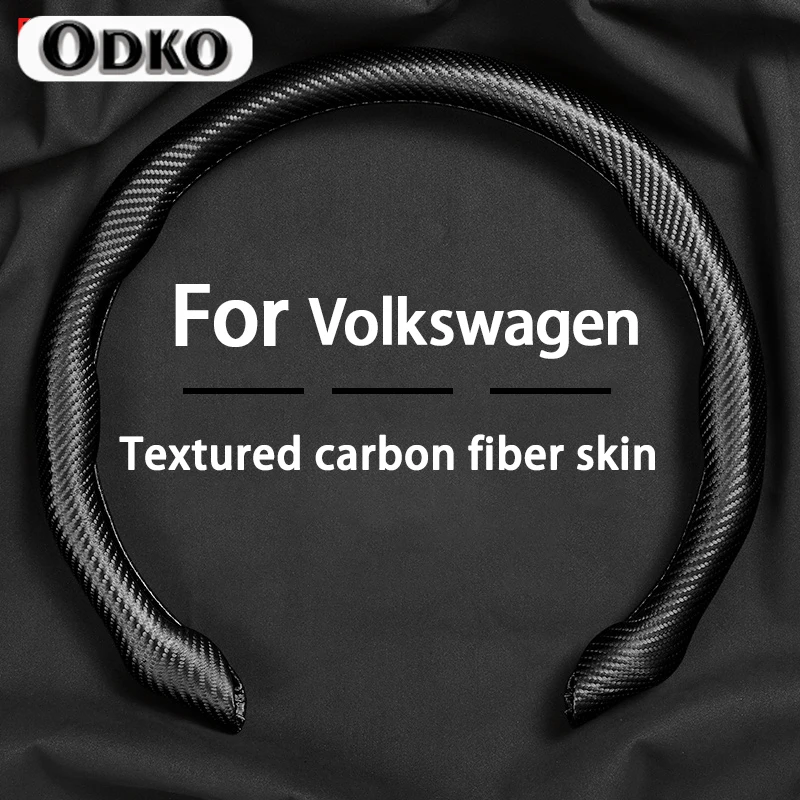 Car Suede  Steering Wheel Cover Sweat-absorbin For VW Volkswagen GOLF 6 5 7 t5 t7 MK6 MK7 POLO