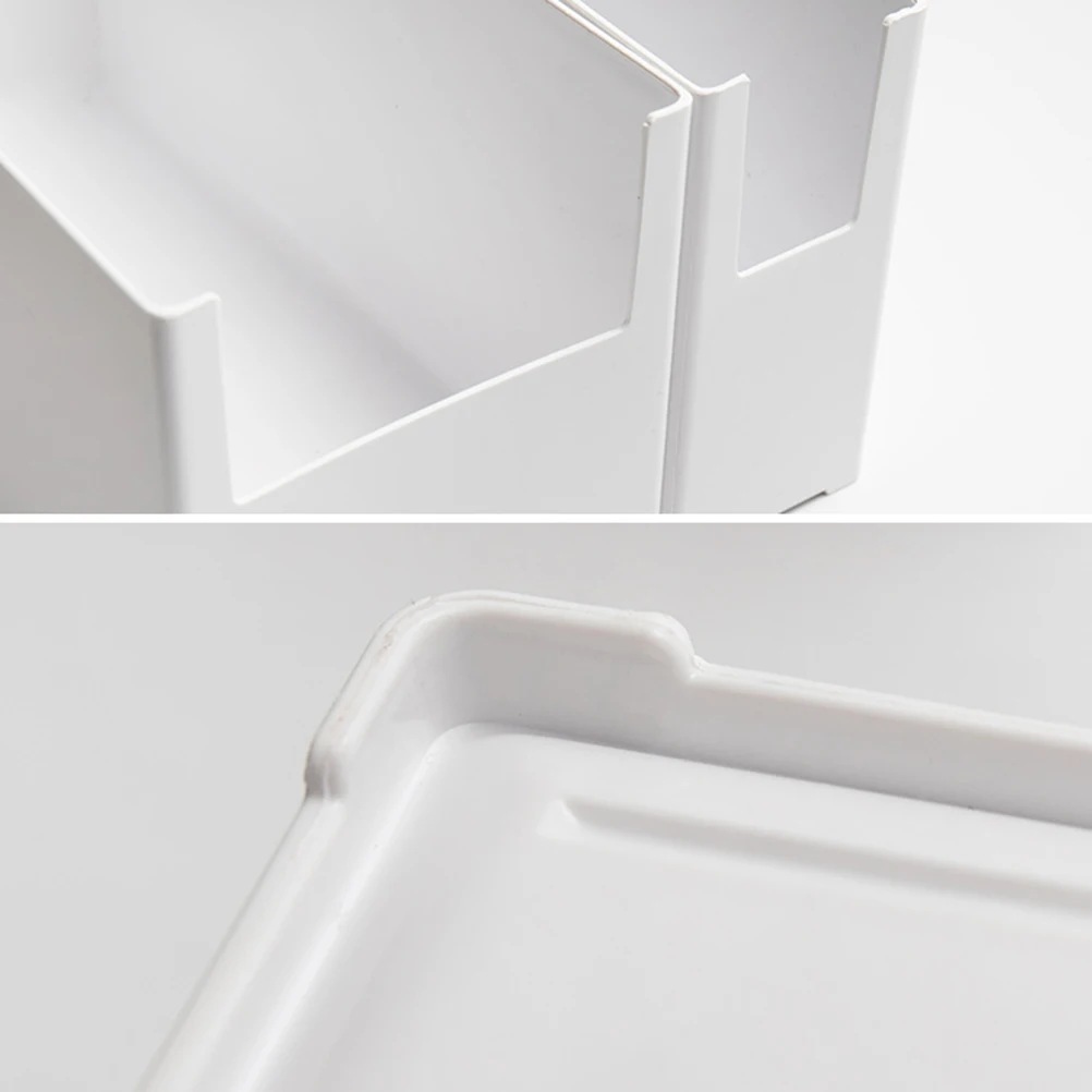 

Plastic Chopstick Holder Organizer Cabinet Storage Box Cooking Tool White Modern Kitchen Pantry Shelf Utensil Container