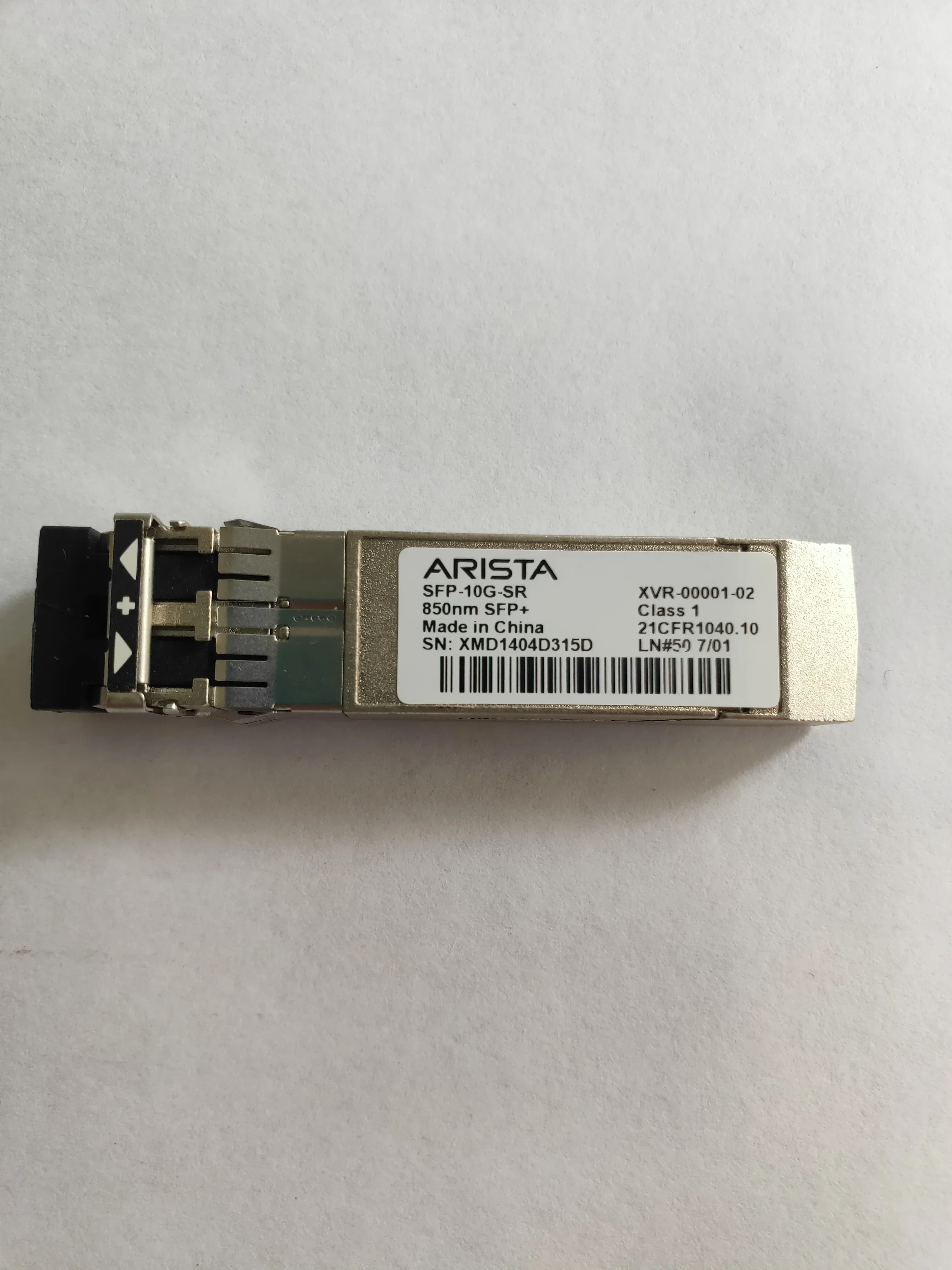 

XVR-00001-02/SFP-10G-SR/Arista 10g fiber module SFP/arista 10g sfp fiber transceiver/arista sfp 10g optical switch