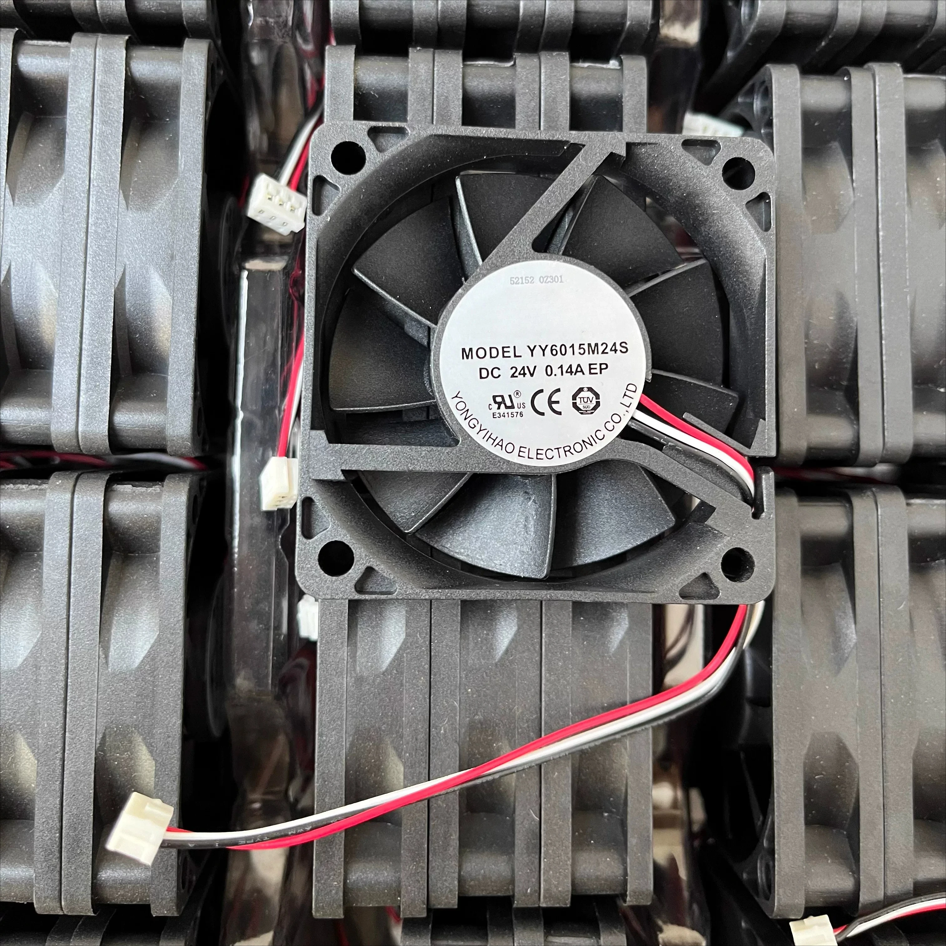 Silent Industrial Cooling Fan YY6015M24S 6015 DC24V 3‑Wire for SNOWFAN