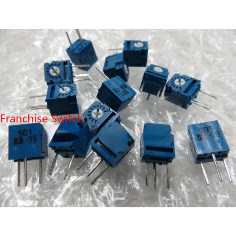 

10PCS Single Turn Side Adjustable GF6S-501-500 Ω Precision Potentiometer