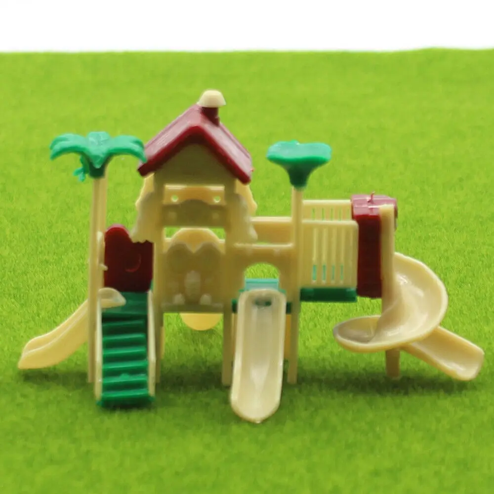 1/50 Building Sand Table Model Materials Community Fitness DIY Children\'s Slide Model