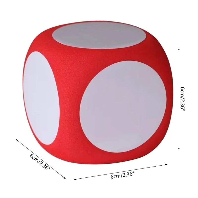 F3MA Dry Erases Multipurpose Educational Dices Erases Cubes, White Boards Dices Cube