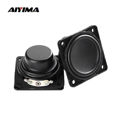 AIYIMA 2Pcs 1.5 Inch 40MM Mini Full Range Speaker Unit 8 Ohm 5W Glass Fiber Braided Basin Sound Speaker Home Theater Loudspeaker