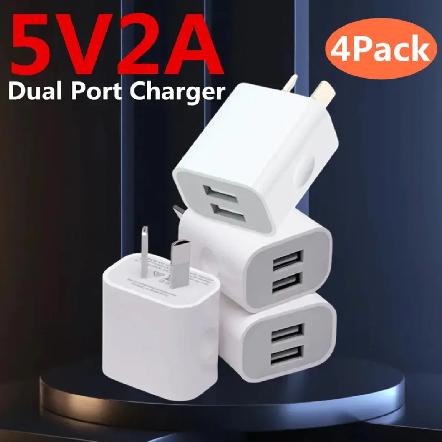 1/3/4/5/10Pcs Pcs 2.1A Plug Charger Adapter Cell Phones Au Socket Standard 5V Australian Power Plug Universal Wall Adapter