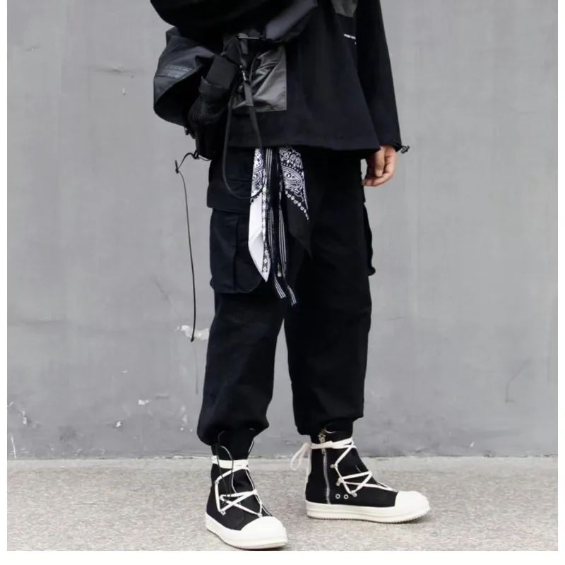 Hiphop Hip-hop Headband with Chain Links Ins Small Square Scarf Headband Versatile Street Dance Accessories