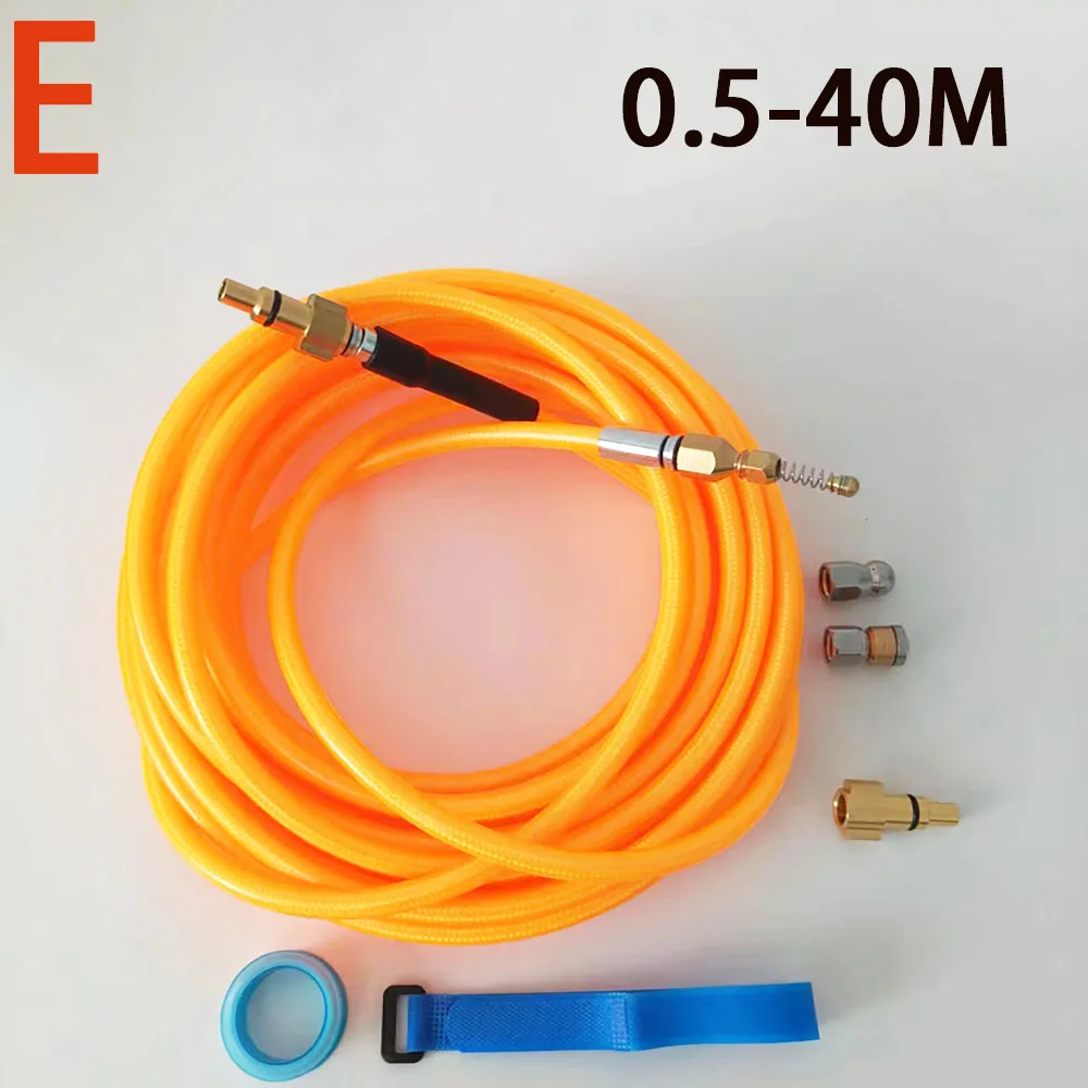 

High Pressure Sewer Drainage Cleaning Hose, Pipeline Cleaning Kit, High-Pressure Karcher Nozzle, For Lavor/Vax/ChampionSterwins/