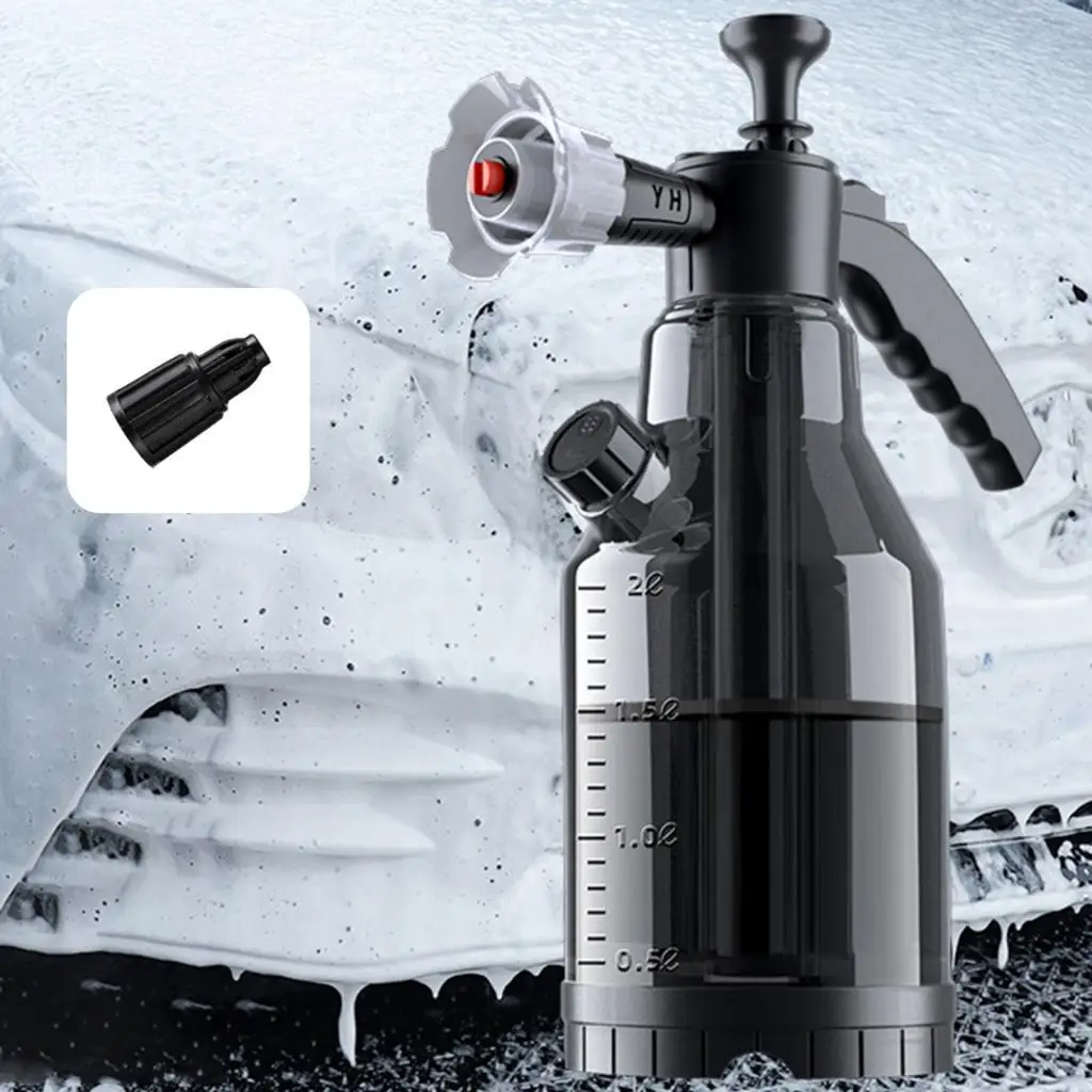 Foam Sprayer, Hand Pressure Pump Sprayer for Car Detailing and Washing