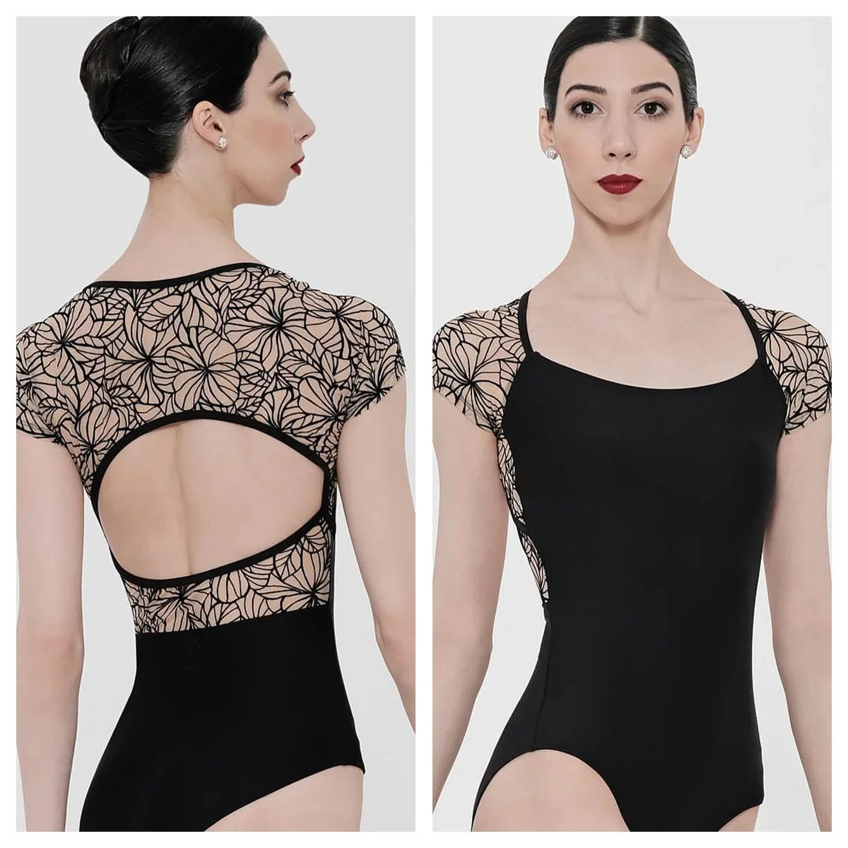 

customized women's adult ballet jumpsuit gymnastics uniform lace short sleeved body suit aerial yoga tutu skirt leotard costume