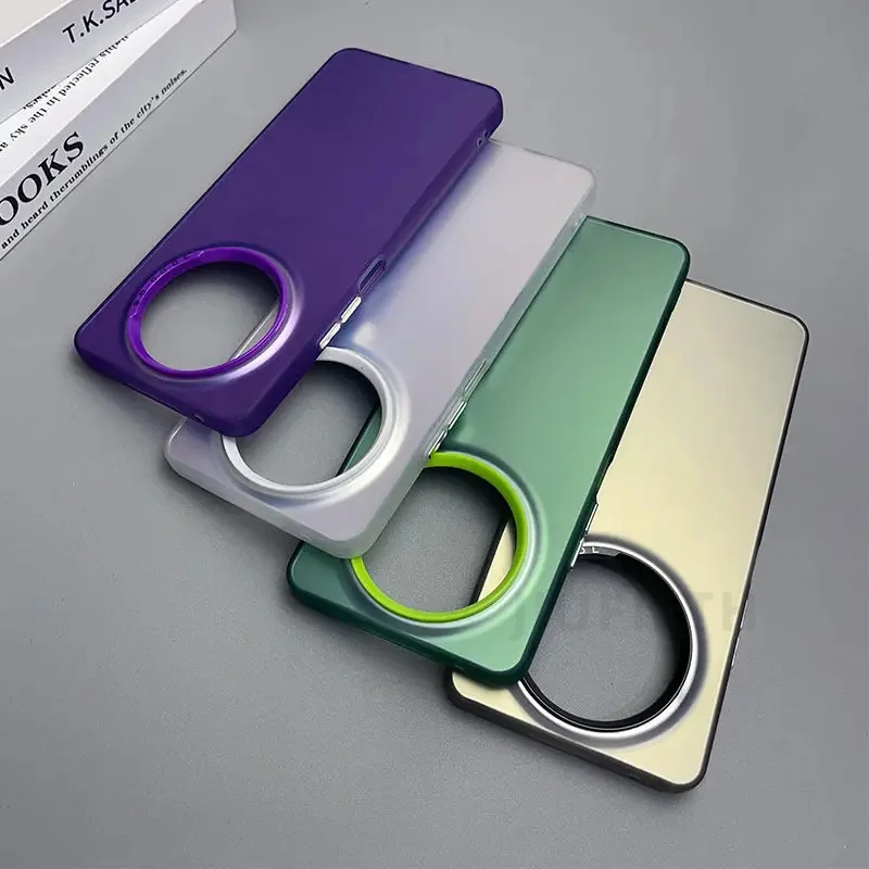 Etui na telefon Huawei Honor Magic6 Magic 6 7 Pro Magic7Pro Magic6Pro Etui Matte Laser Colorful Bumper Armor Shockproof Cover