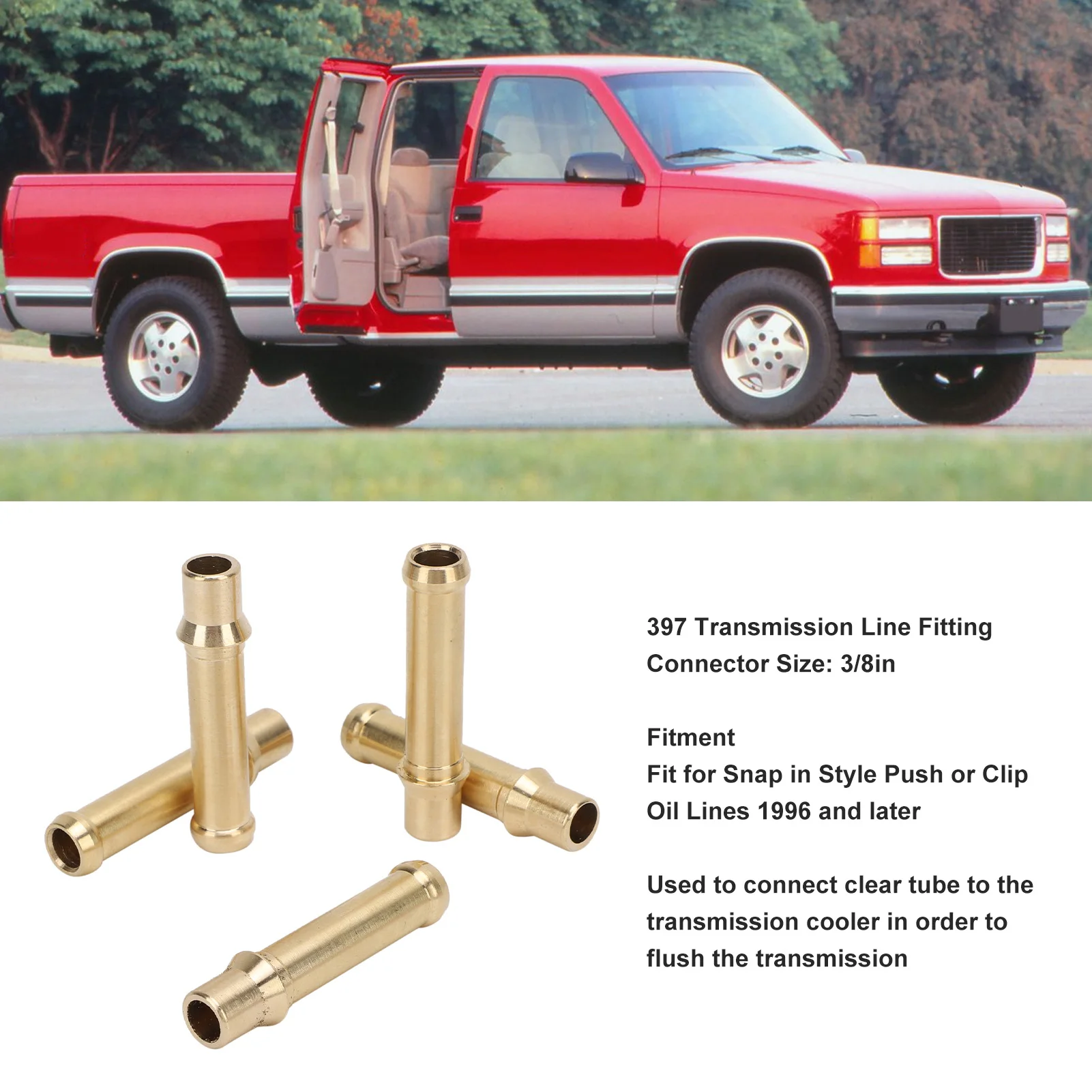 

Адаптер трубки для фитинга линии 397, антиэрозионный, нержавеющий для защелкивающихся масляных линий с зажимом