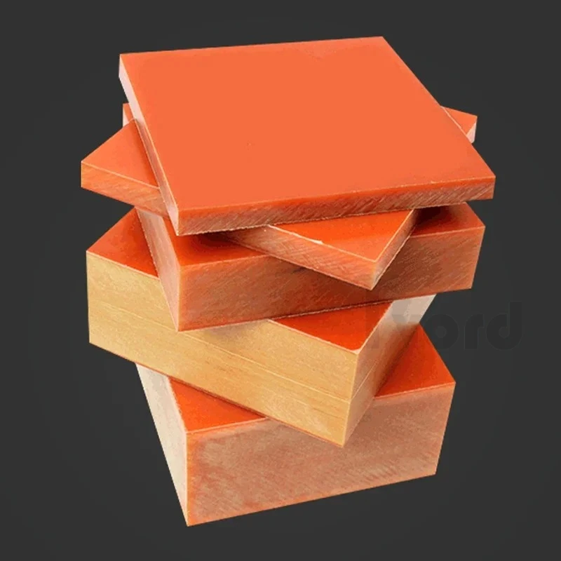50-300mm Orange Red Bakelite Plate Insulation Phenolic Resin Bakelite Sheets Insulation and high