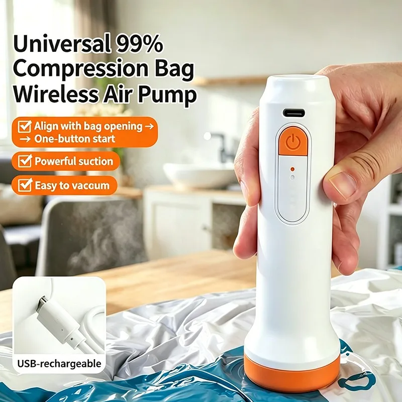 17L Vacuum Storage Bags and Air Pump, Waterproof Vacuum Storage Bags for Clothes Suitcase Saving Bag for Travel - view 4