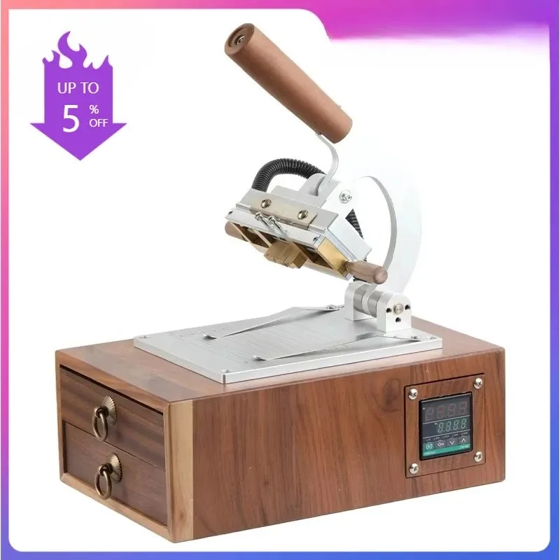 Stamping Machine Key Rings Embossed Gold Mark Bronzing Machine Customized Letters Hot Foil Stamping Maine For Leather