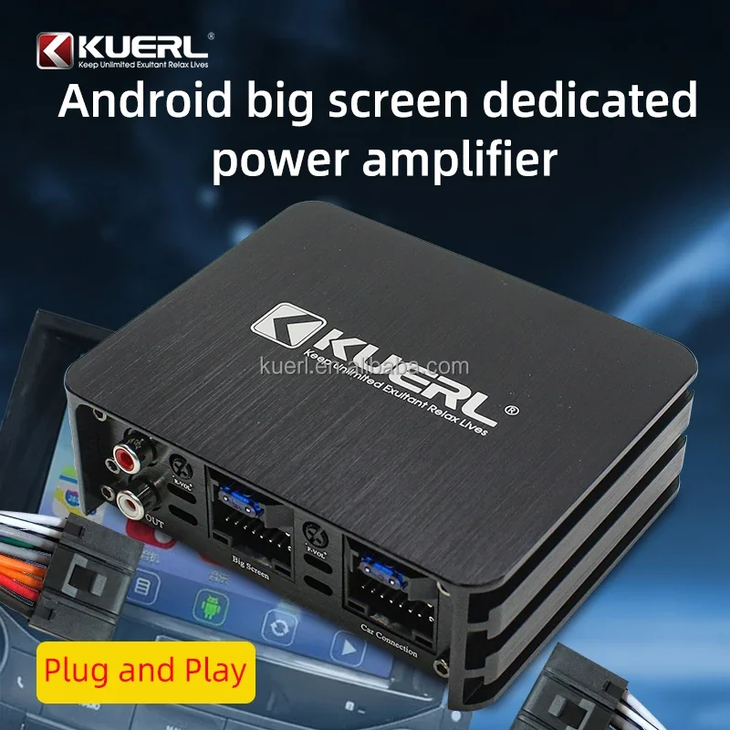 New Product Car Audio Amplifier Processor 4 Way DSP Car Amplifier For Android Big Screen