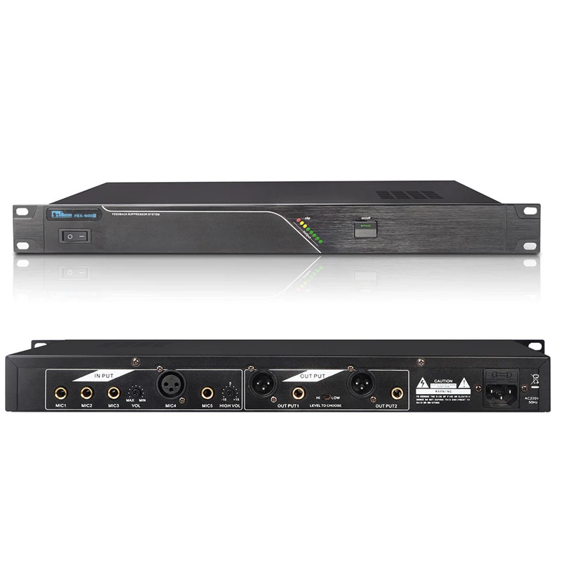 

Лидер продаж FBX-1000S цифровой подавитель обратной связи профессиональный предусилитель эффектор караоке