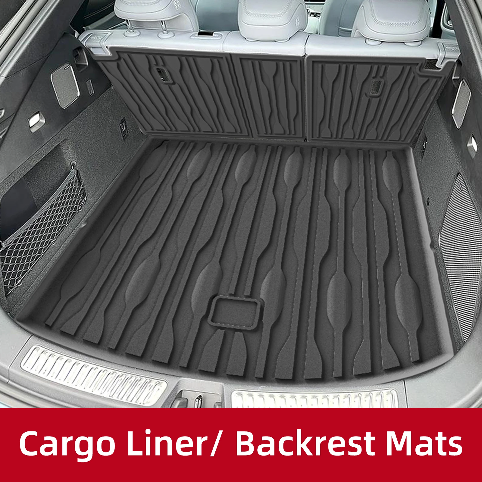 Smabee for BYD Sealion 7 EV Model 2024 2025 TPE 3D Car Floor Mats Cargo Liner Pad Waterproof All- Weather Accessories