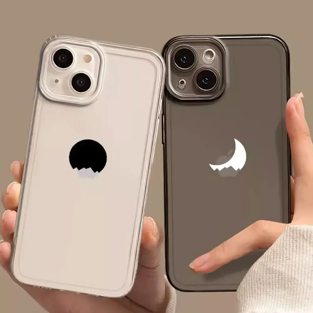 Чехол для телефона Moon Stars Sun Mountain для iPhone 16, 11, 12, 13, 14, 15 Pro Max Mini XSM 7, 8 Plus, силиконовый чехол для мобильных телефонов с мультяшными животными