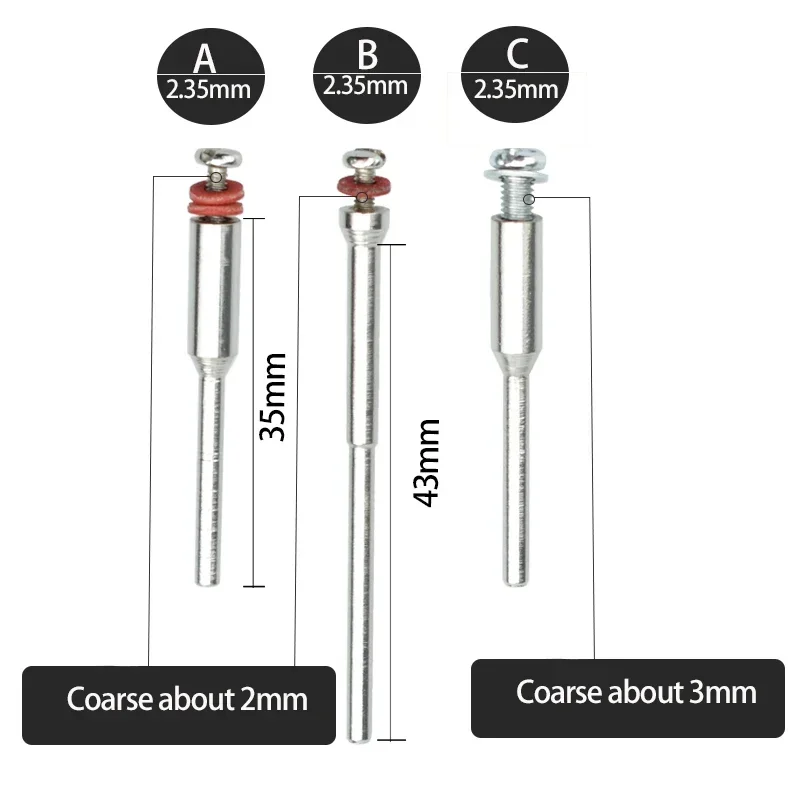 

10Pcs Dental Polishing Shank Mandrel Burs Rotary Tool For Polisher Machine Jewelry Beads Tool 2.35mm