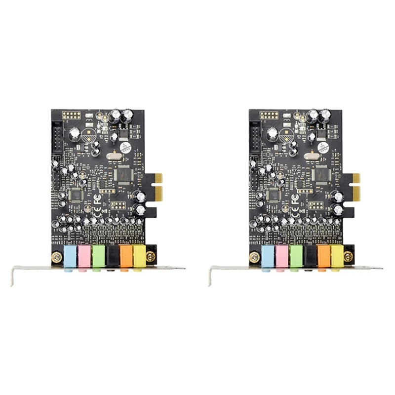 2X Pcie 7.1CH Sound Card Stereo Surround Sound PCI-E Built-In 7.1 Channel Audio Audio System CM8828