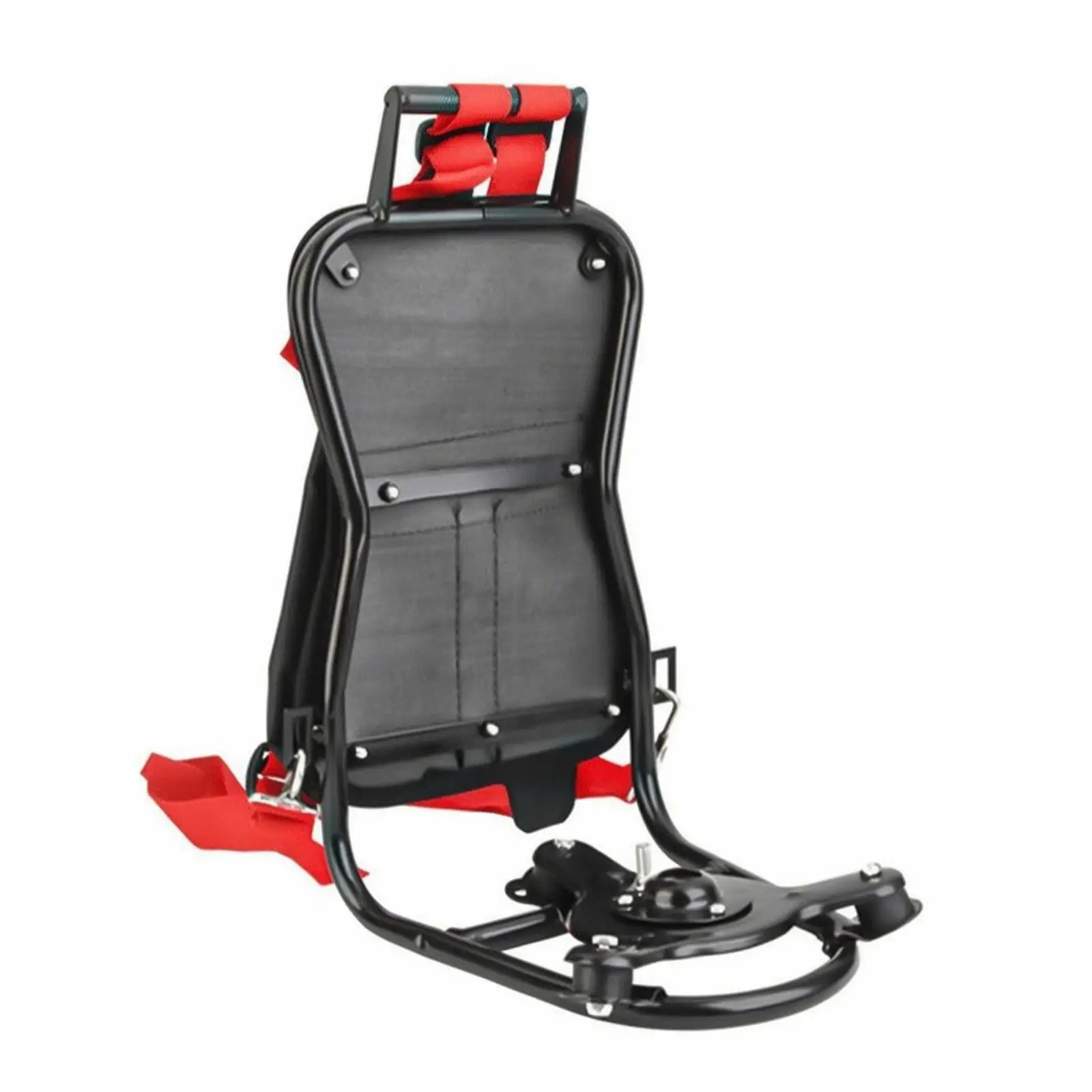 Secure Brush Cutter Backpack Frame with Lower Mounting Base for Landscaping Equipment Stability