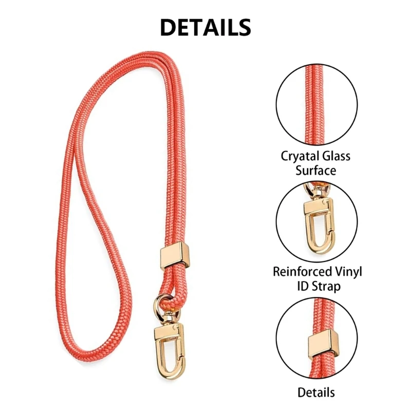 Phone Lanyard Tether Adjustable Crossbody Shoulder Card Neck Cord String Strap Comfortable Belt For Easy Carry Daily Use