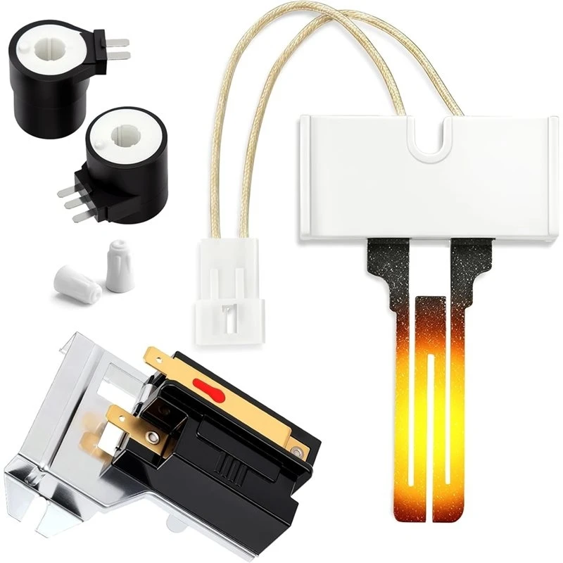 EAS-Upgraded Replacement Parts For Gas Dryers- Fit For Whirlpool Maytag Kenmore Models, Replaces WP338906 AP3094138 Repair Kit
