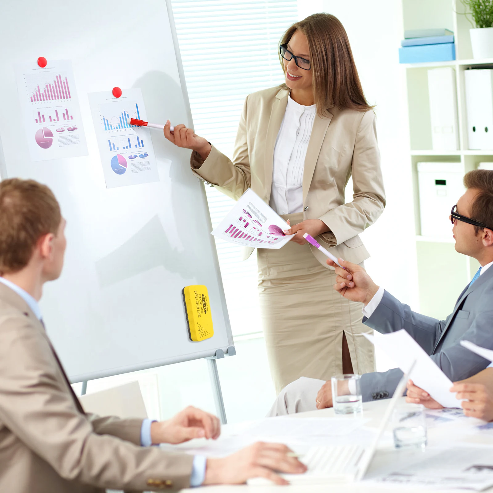 

1 комплект ручек для досок, набор ластиков, аксессуары для досок, принадлежности для магнитной доски, набор крючков для ручек для объявлений, безопасный для ежедневного использования