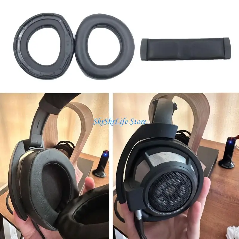 

E65E Soft Lambskin Headband Cushion Earpads for HD800 HD800S Repair