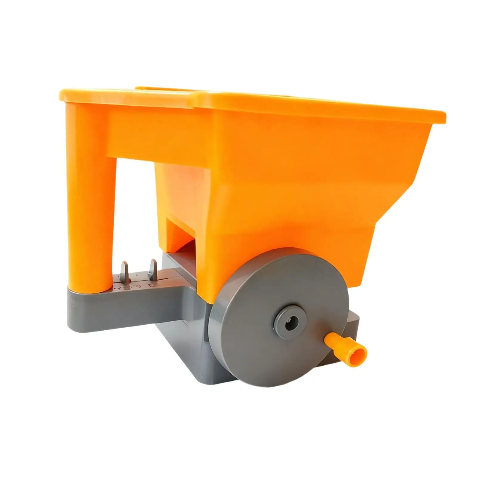 

Handheld Lawn Spreader Fertilizer Planter Tool Manual Push Seeder Gardening Tool for Outdoor and Greenhouse Use