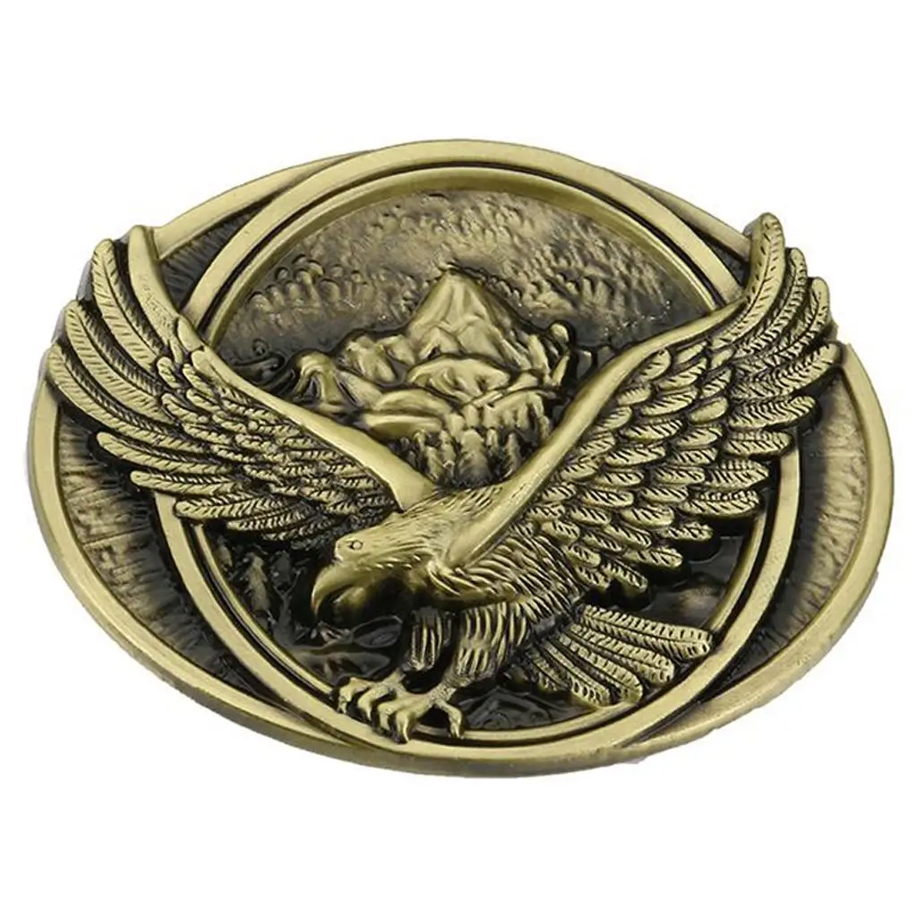 مشبك حزام النسر العتيق، مشبك حزام بيضاوي رعاة البقر الغربي لهدايا الرجال