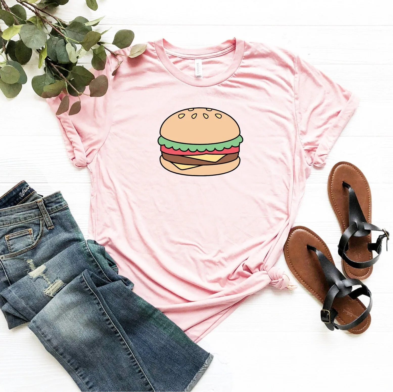 Burger T Shirt Hamburger Lover Food Fastfood