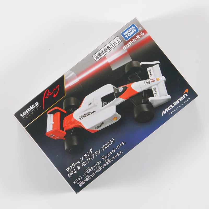 TAKARA TOMY Tomica Premium F1 Honda McLaren MP4/4 NO.11 Alloy Diecast Collection Cars Model Toys for Children Boy