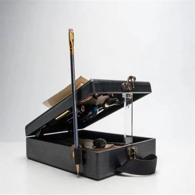 Writers Messenger Wooden Box Art Creation Sketch Easels Bag Outdoor Portable Tool Organizer Home Decor Storage Box