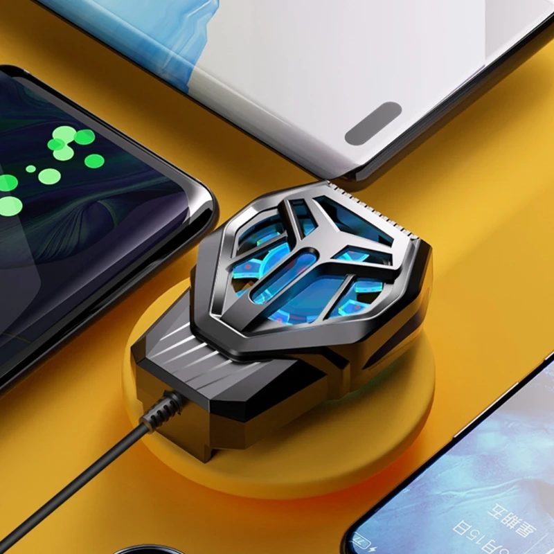 Cellphone Radiator Universal Phone Cooling System Back Clip Mute Fan for 4.5-6inch Phone Mini Turbo- Cooler Fan Drop Shipping