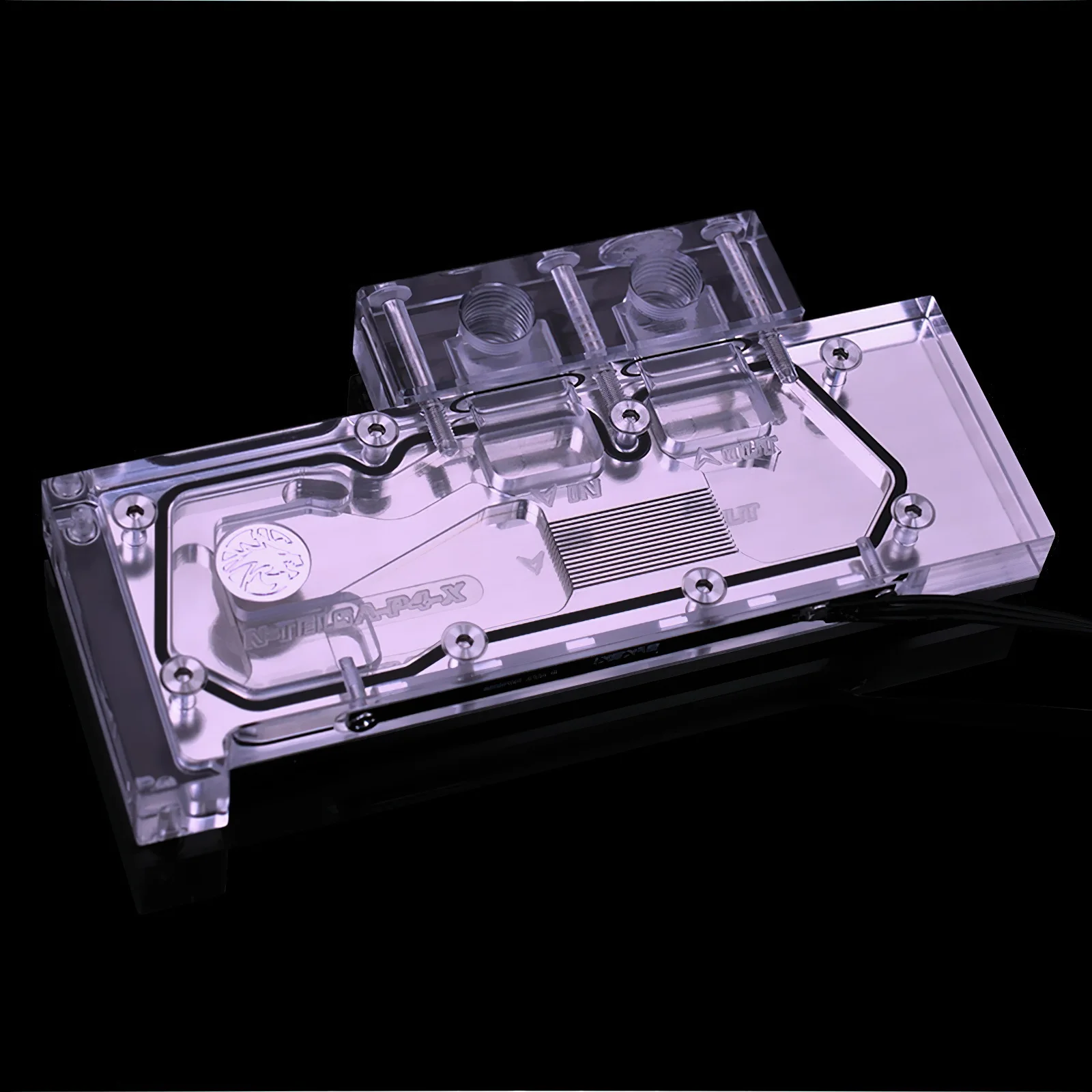 Bykski Full Cover GPU Water Cooling RGB Block for Leadtek Tesla P4 8GB N-TESLA-P4-X