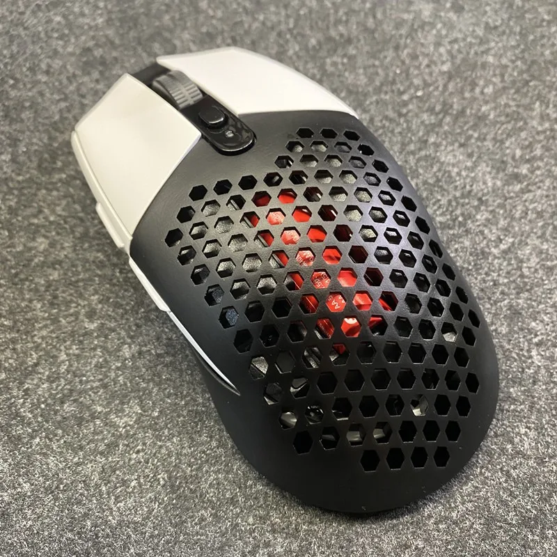 Ergonomic Expanded Grip Casing, Custom Contoured Rear Panel Set Made for G304, Big Palm Friendly Rear Frame & Battery Compartmes