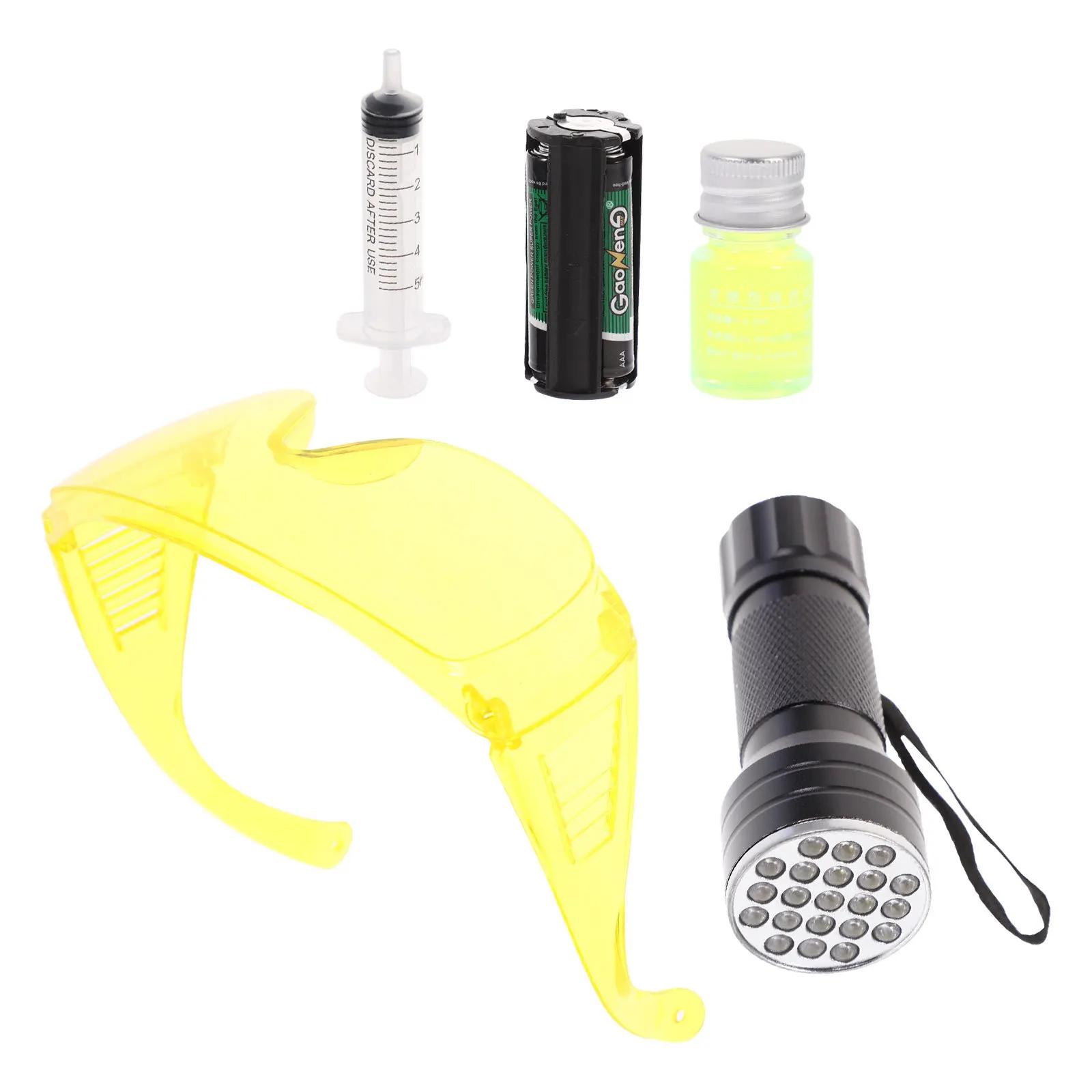 1 مجموعة مكيف هواء السيارة تسرب مجموعة عالية الجودة اختبار تسرب مجموعة مصابيح يدوية عملية لمبردات السيارة المنزلية #6