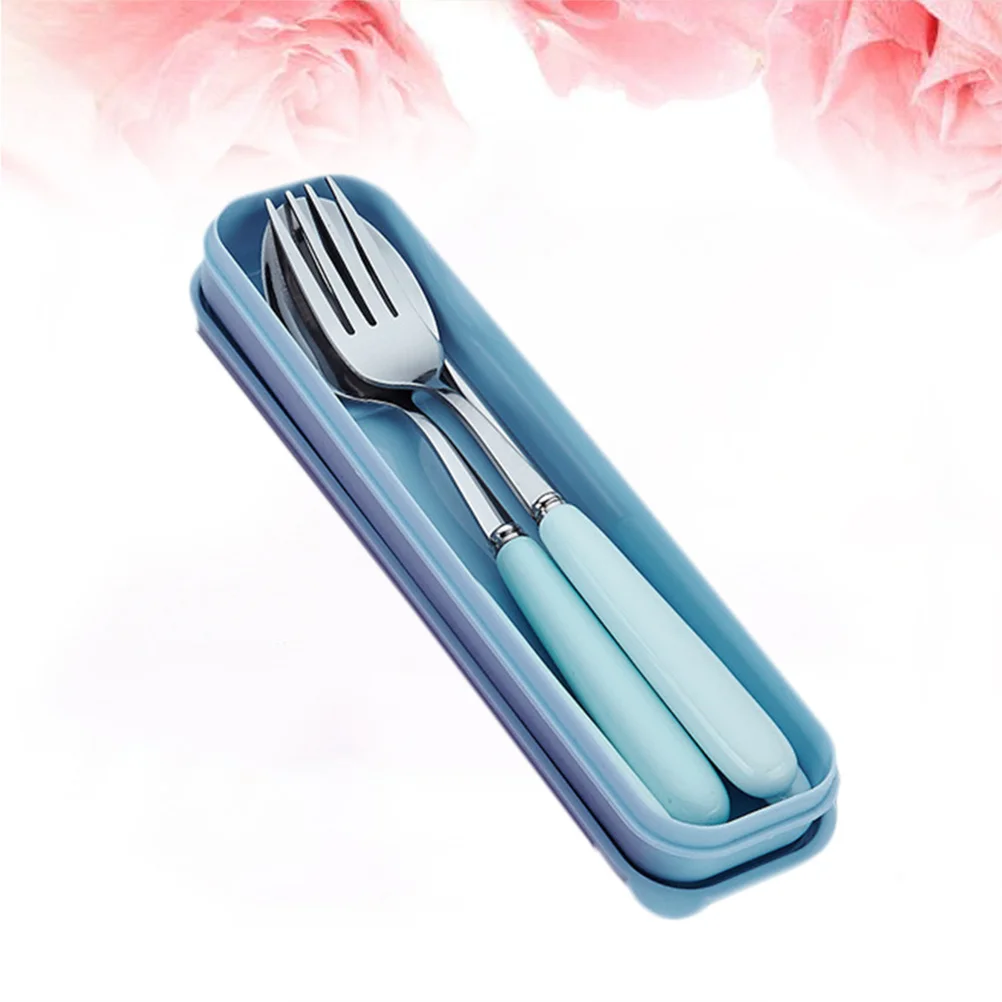 

Lightweight Cutlery Camping Silverware Reusable Travel Utensils Portable Set for Lunch Chopsticks Fork Spoon Case Picnic