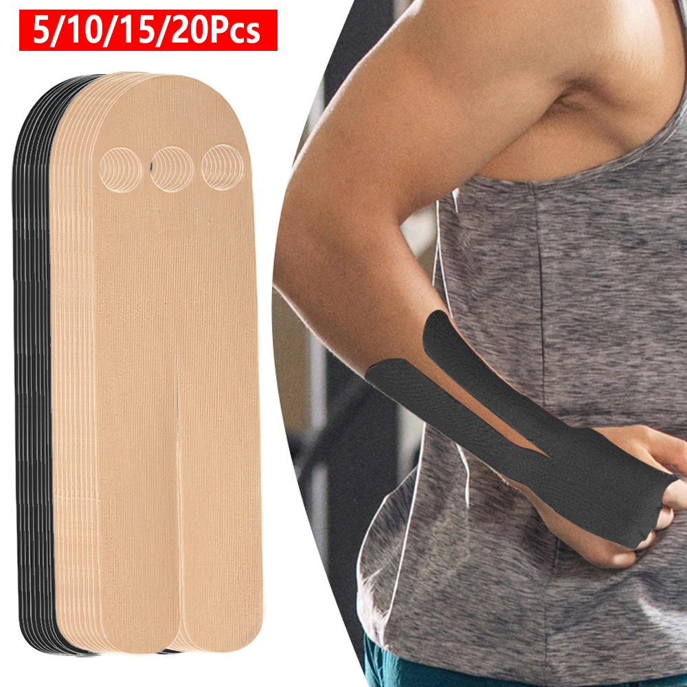 

5/10/15/20Pcs Precut Kinesiology Tape for Wrist Support & Stability,Waterproof & Elastic Athletic Tape,Hypoallergenic Latex-Free