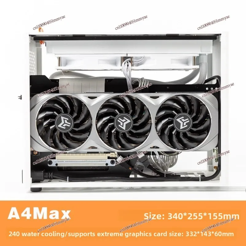 Mini Chassis Aluminum Alloy CNC Supports 280 Water-cooled 2-3 Slot Graphics Cards