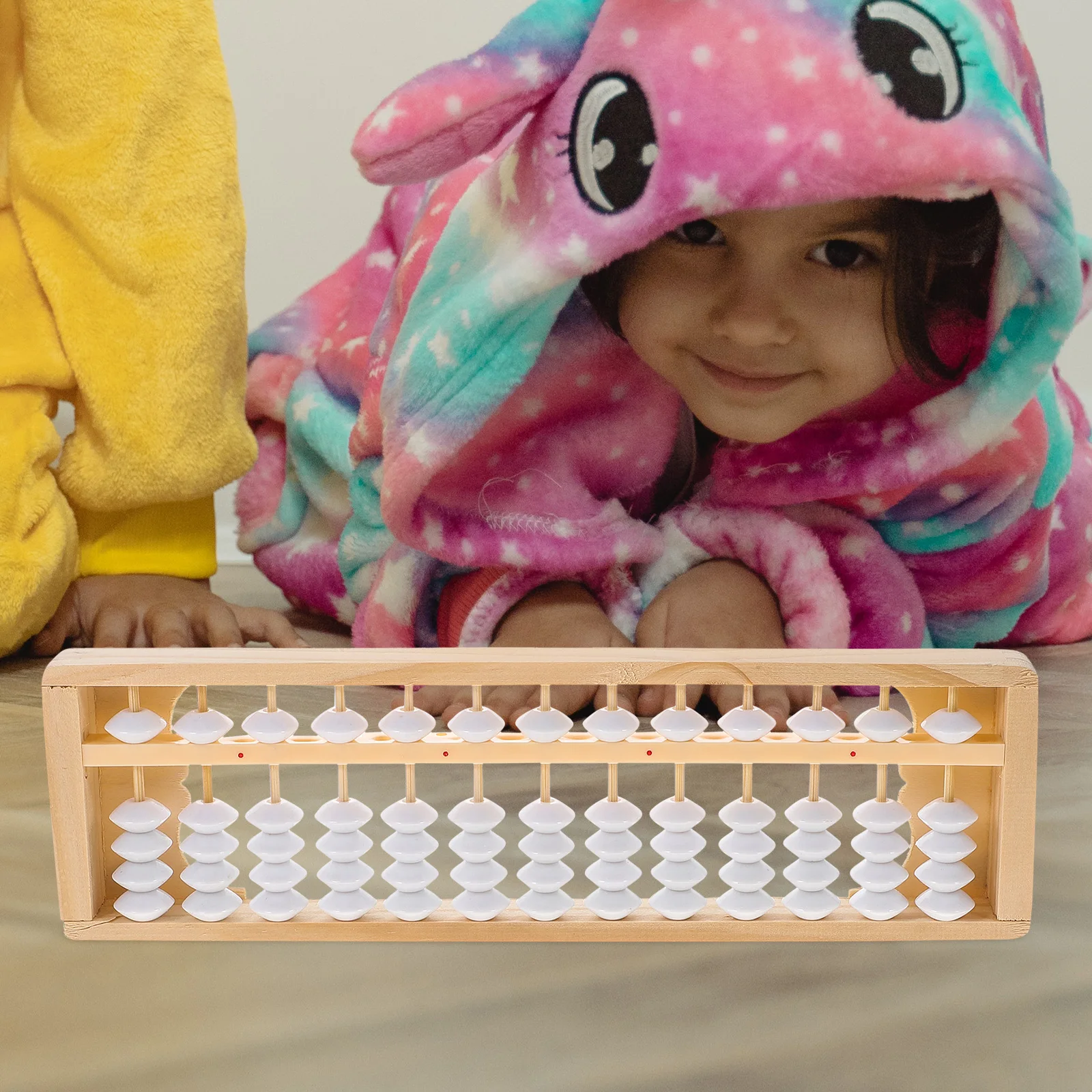 لعبة حسابية خشبية للطلاب، آمنة لحساب الطلاب، أداة محمولة لتعليم الرياضيات المبكرة لرياض الأطفال