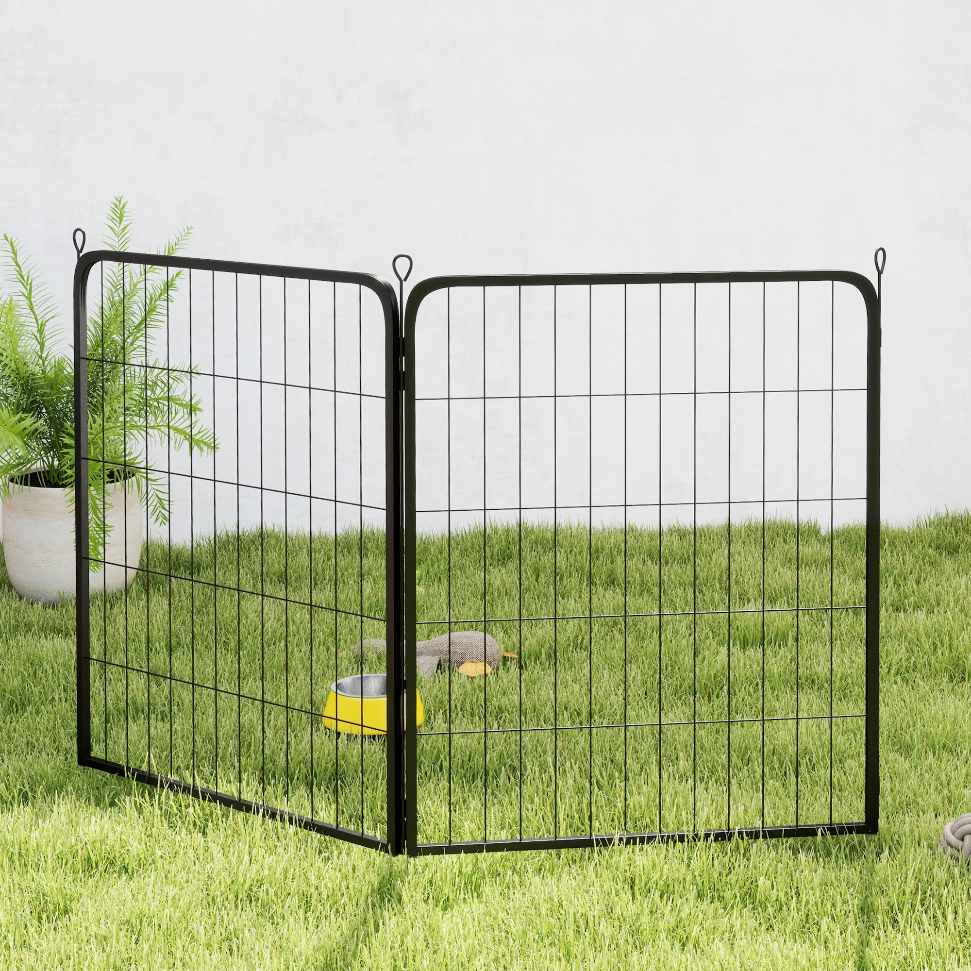 PawHut 2 Piece Expansion Pack Dog Pen for 80cm High Animal Pen