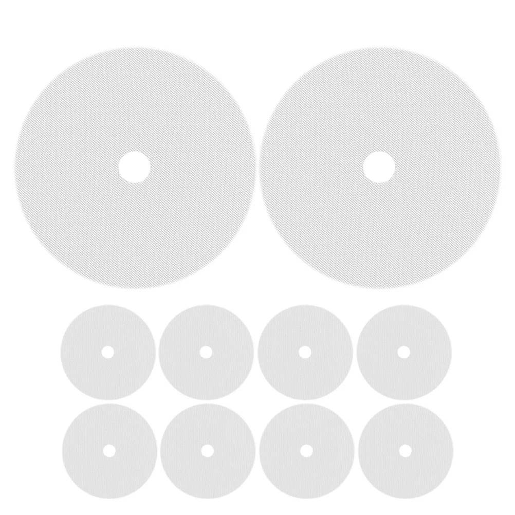 

10Pcs Silicone Dehydrator Sheets Round Non-Stick Reusable Food Dryer Mats for Jerky Fruit Vegetable Dehydrator Sheets