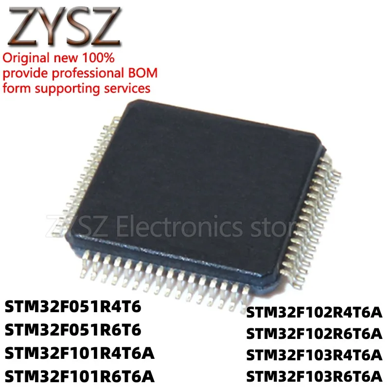 

Чип STM32F051R4T6 R6T6 32F101R4T6A 32F102R6T6A 32F103 QFP64, 5 шт.