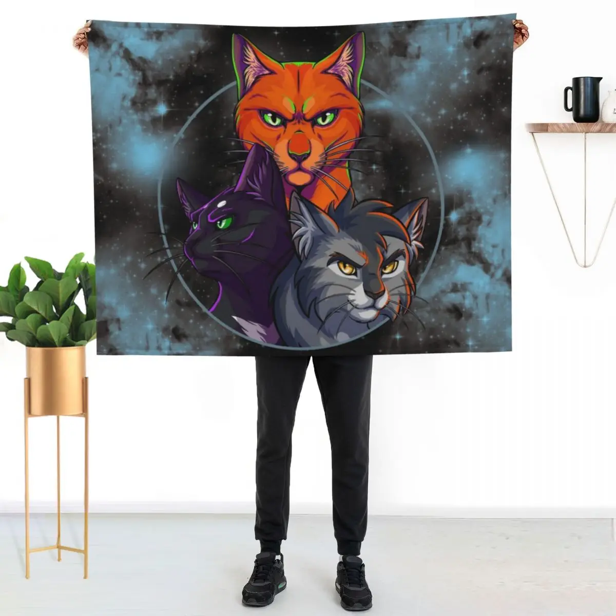 Rise of the Legends Throw Blanket Furrys heavy to sleep Picnic anime Travel Thermal Blankets