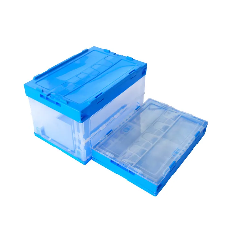 

clear Plastic Toy Box Storage Multipurpose Collapsible Crate Box Bins Boxes with Lids