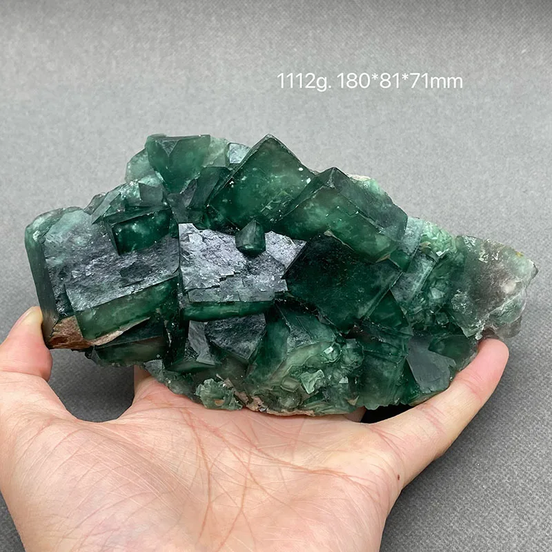 100% Natural green fluorite Mineral specimen cluster Stones and crystals Healing crystal Free shipping